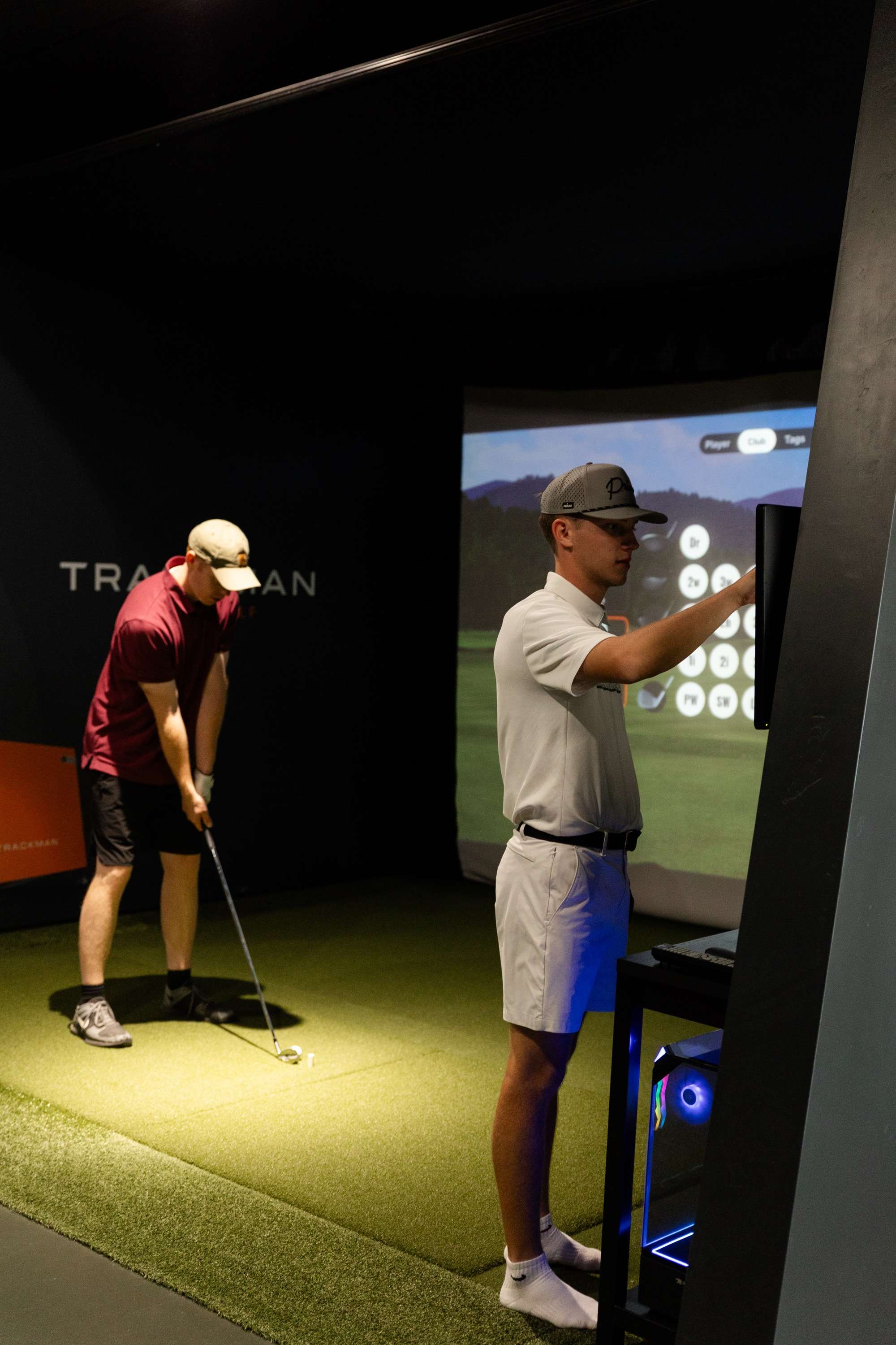 TrackMan start game