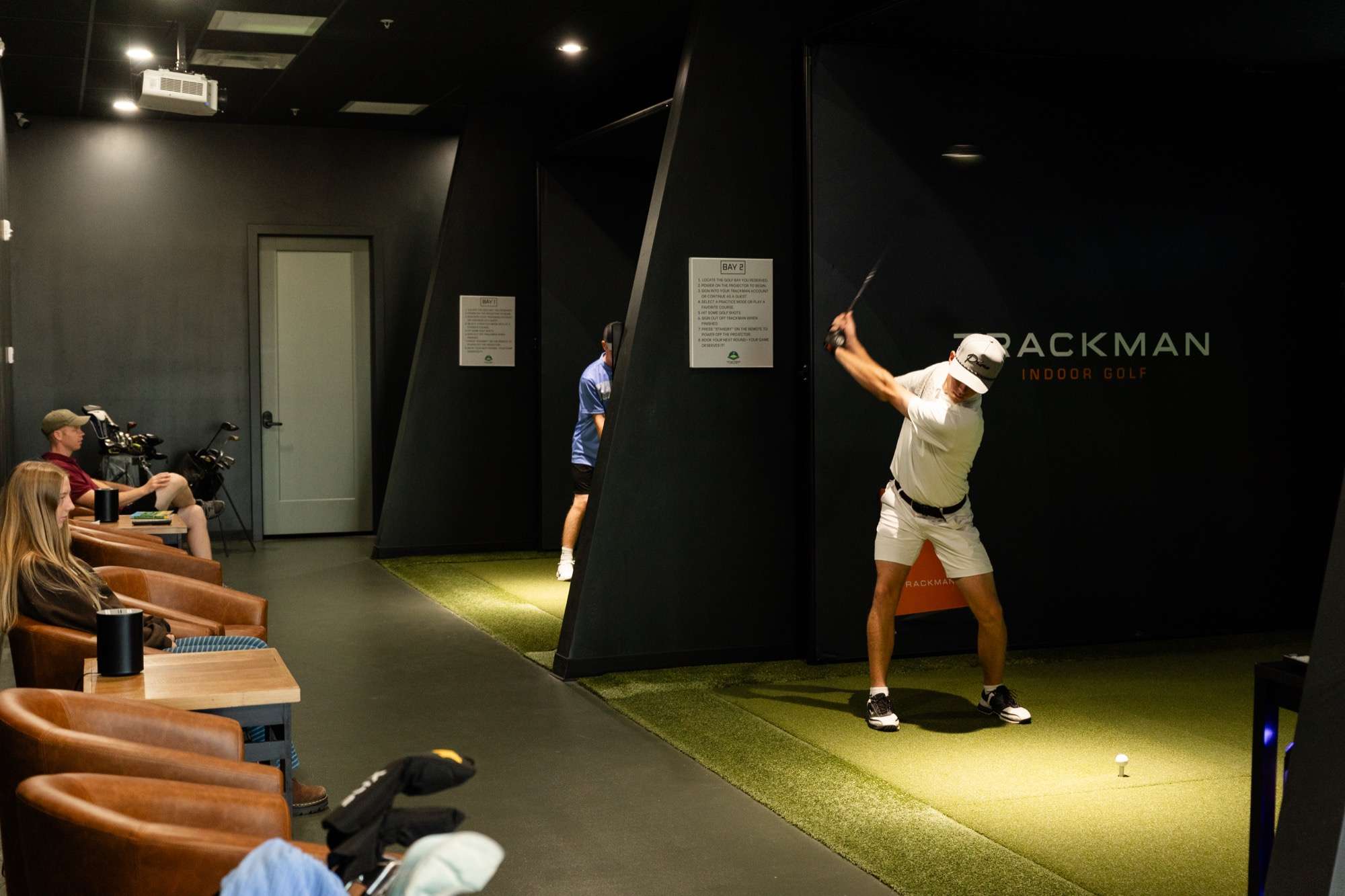 Virtual Greens St. George golf simulator bays